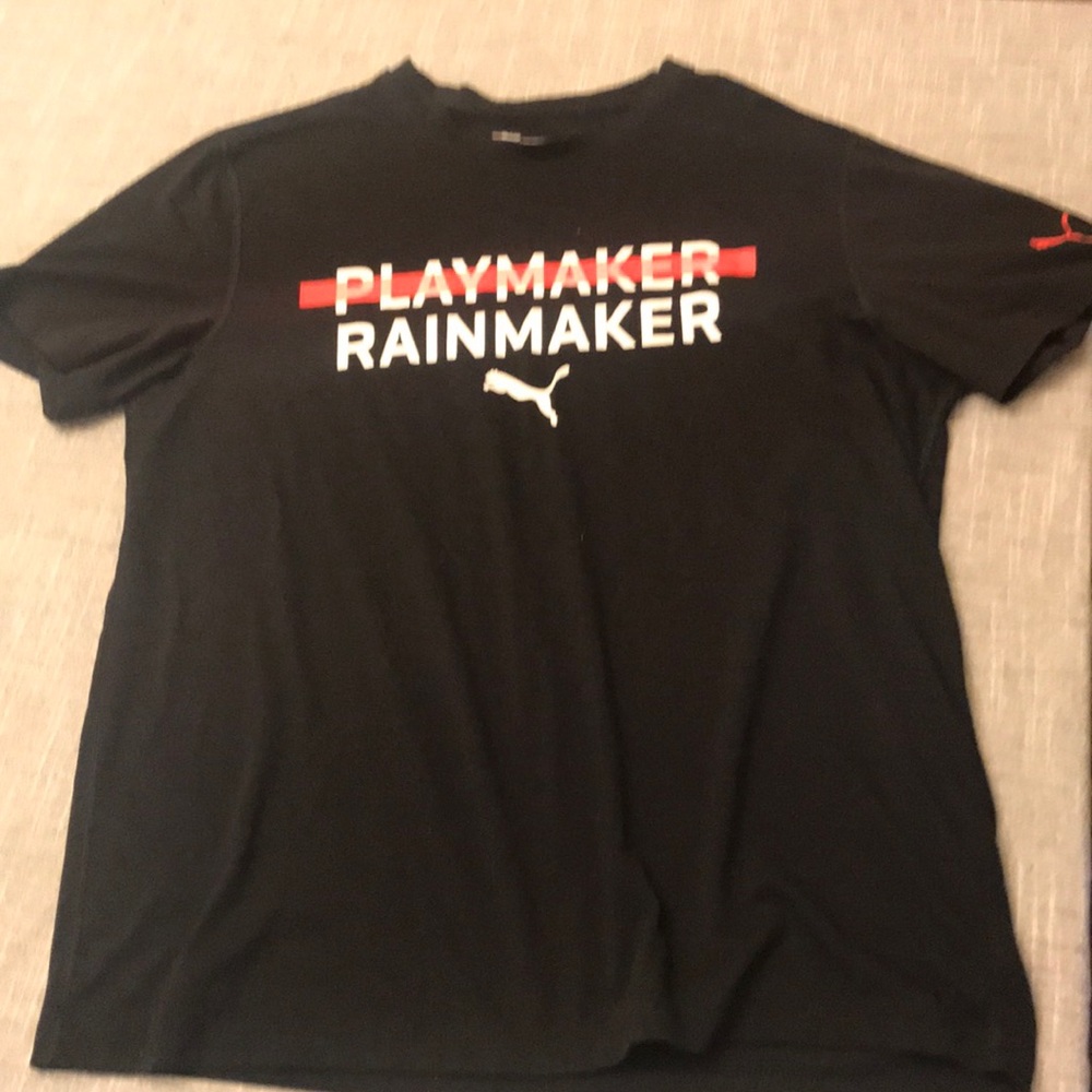 Men’s Black Puma T-shirt Large